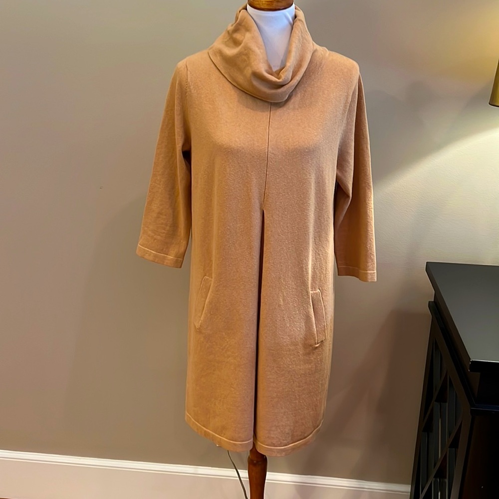 Tyler Boe Kim Cotton Cashmere dress in Camel